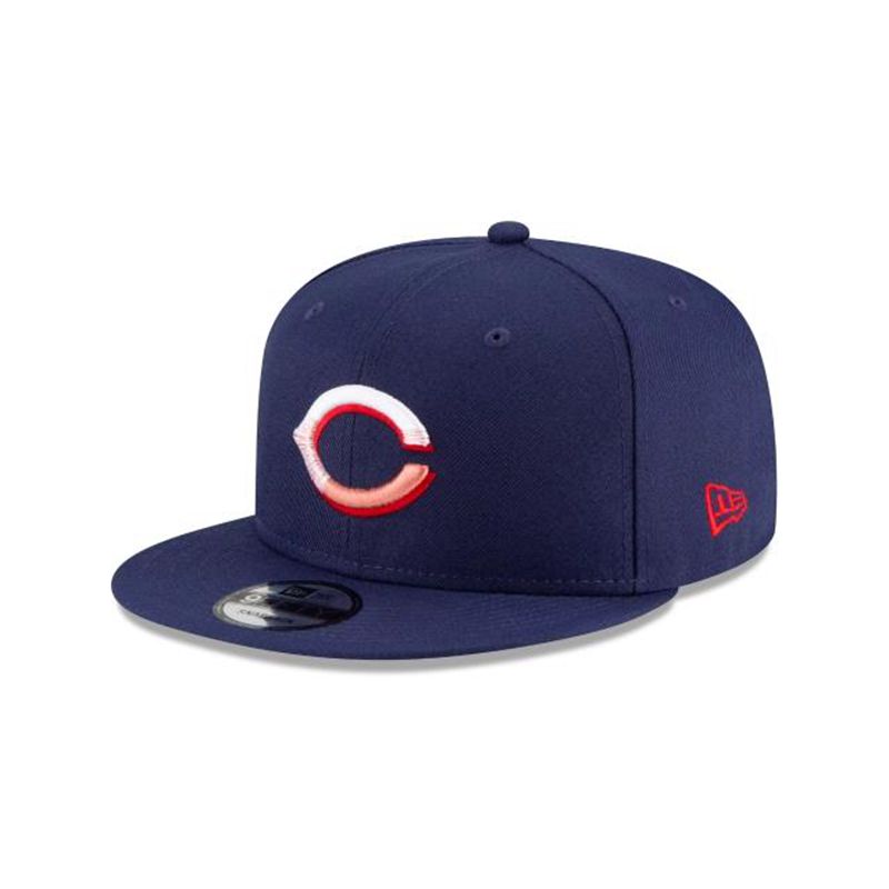 MLB Cincinnati Reds Americana Fade 9Fifty Snapback (JFI2375) - Blue New Era Caps